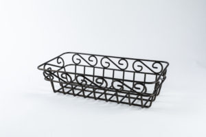 Wire bread basket for food photo shoots