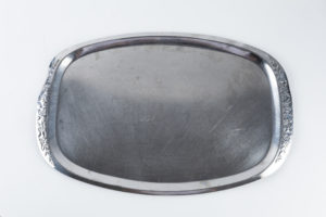 Large Antique Silver Platter