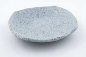 Small speckled pottery bowl